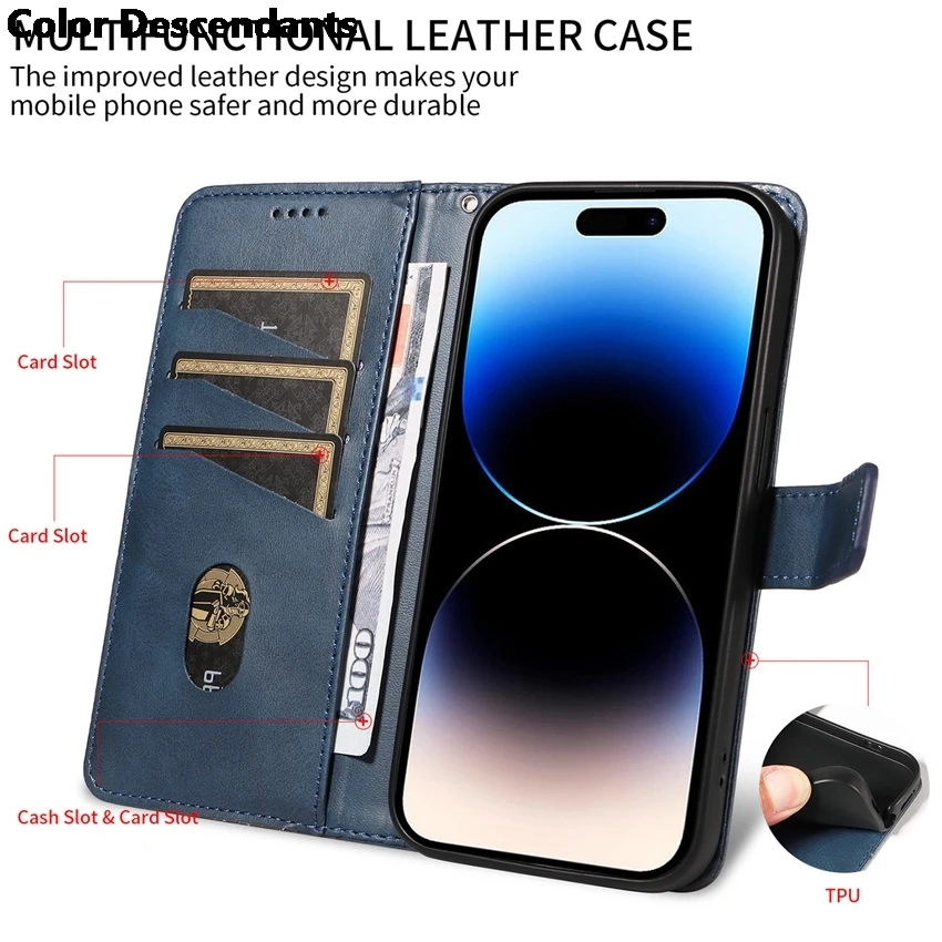 Чехлы для Motorola Moto G85 G34 G04S G24 G04 G84 G54 G32 G14 G73 G53 G23 G13 чехол-бумажник чехол телефона Sunjolly