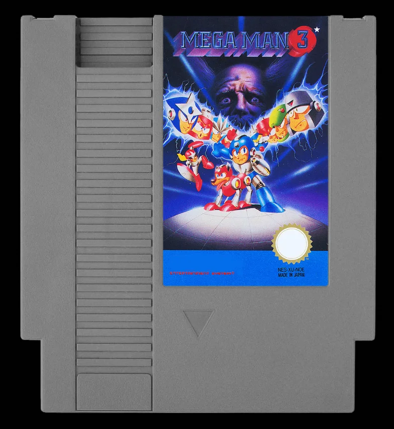 8-битная игровая карта: MEGA MAN 3 (версия NES! Только картридж!)