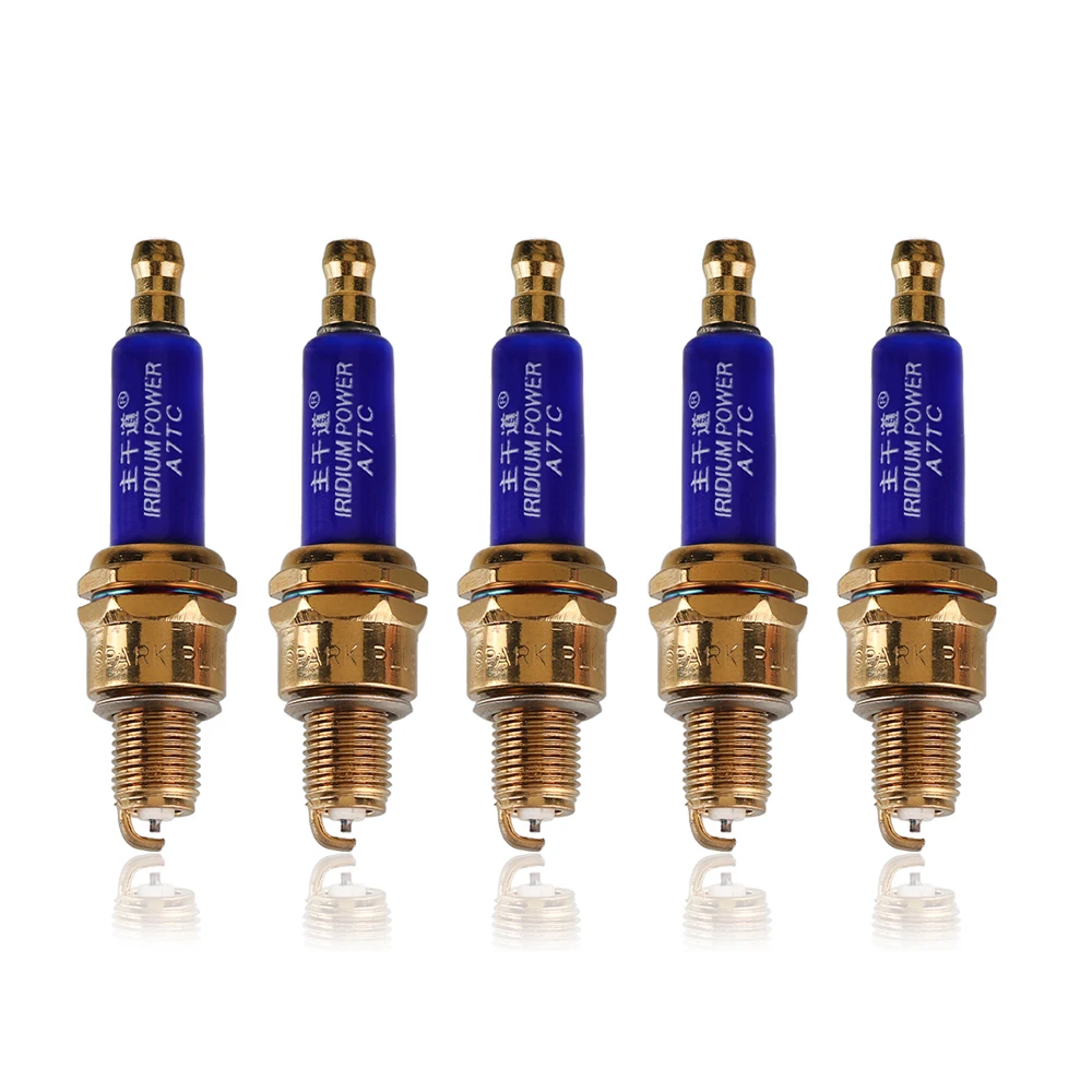 

Иридиевая свеча зажигания A7TC для GY6 50cc 70cc 90cc 110cc 125cc 150cc ATV Скутер Pit Dirt Pocket Bike Мопед Go Kart Quad Buggy Запчасти