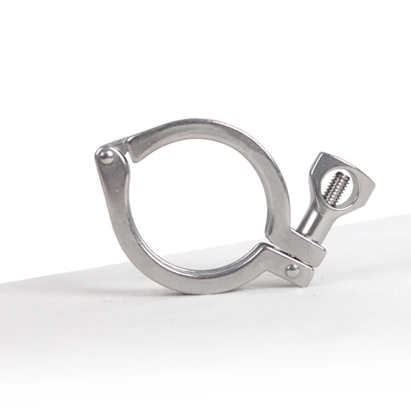 

free shipping 2" Stainless Steel SS304 Tri Clamps Clover Sanitary Single Pin Clamp Fit Ferrule OD 64mm