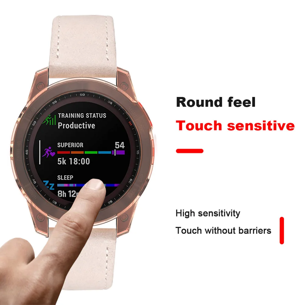 

Защитный чехол для Garmin Fenix 7, чехол для умных часов, мягкий силиконовый бампер из ТПУ для Fenix7 7S 7X, защитная рамка, чехол