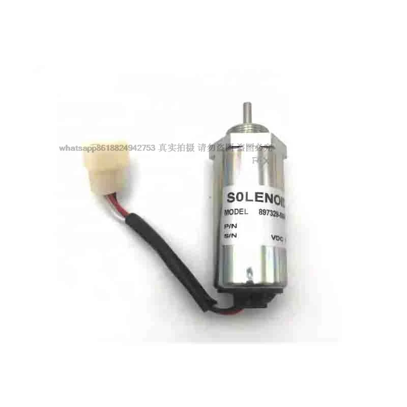 Соленоид отключения топлива подходит для двигателей Isuzu 3LD1 3LD2 4LE1 3LB1 4LB1 897329 -5680