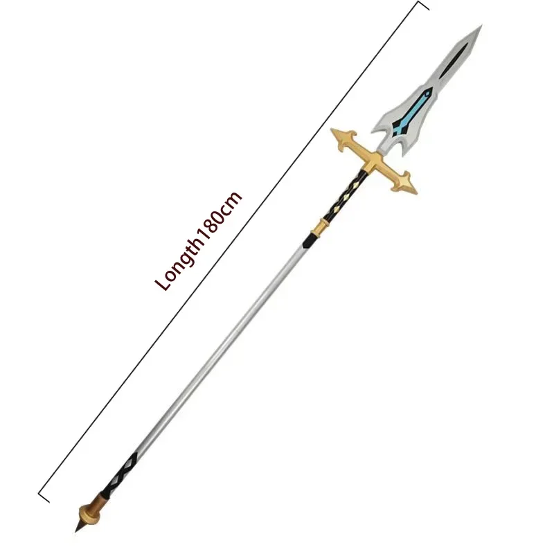 Игрушка Genshin Impact XiangLing искусственная кожа окрашенная стоя ПВХ копье 30 см кукла