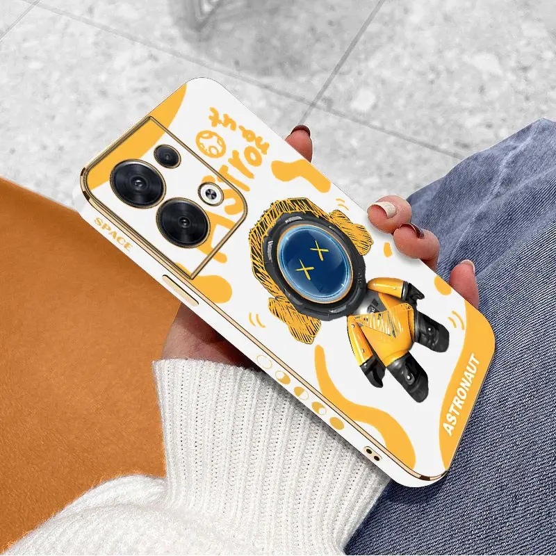 Роскошный чехол для телефона с комбинезоном астронавта OPPO Reno 8Pro 8T 8 10 9 7Z 6ProPlus 9ProPlus