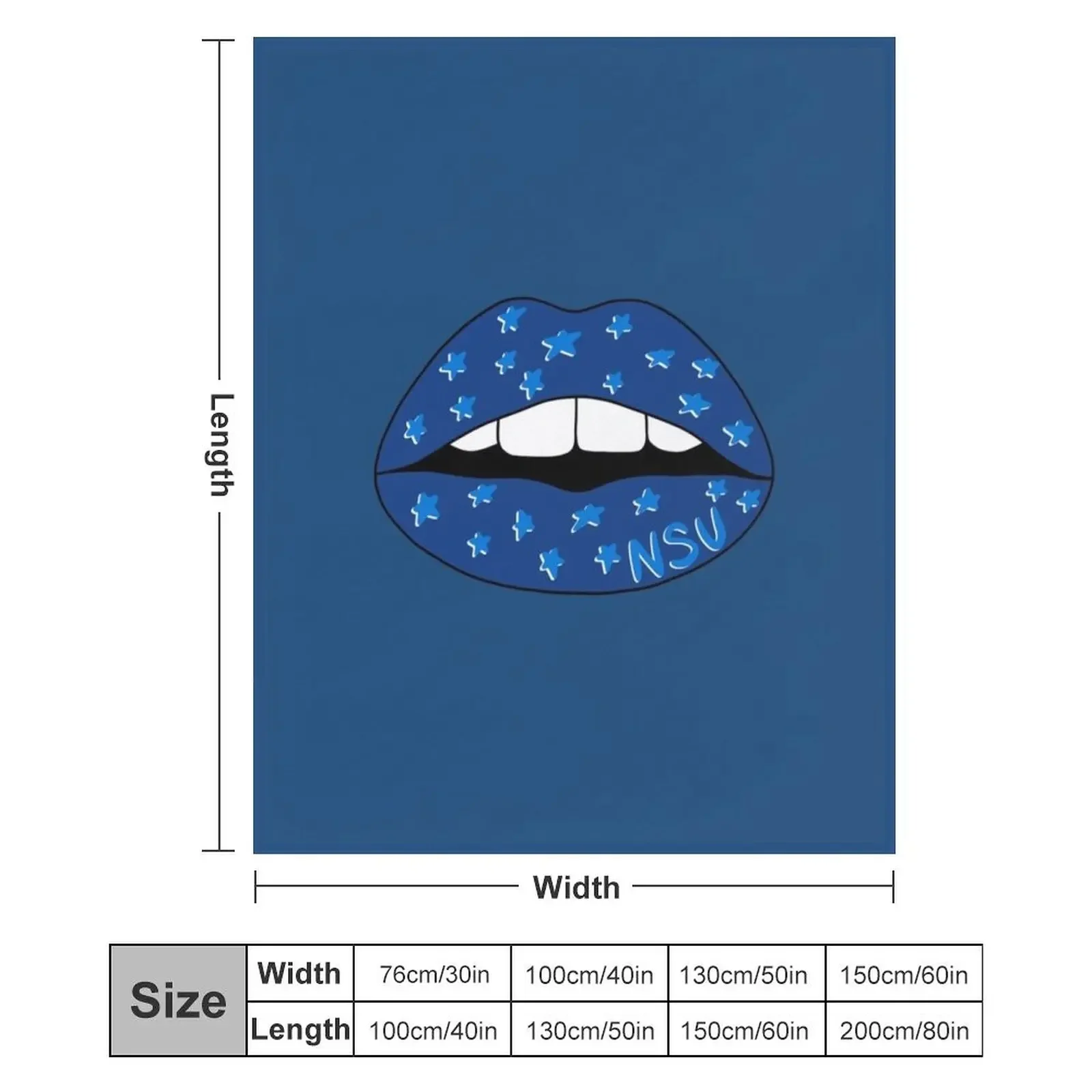 Одеяло для губ Nova Юго-Восточного университета декоративного дивана мягкие