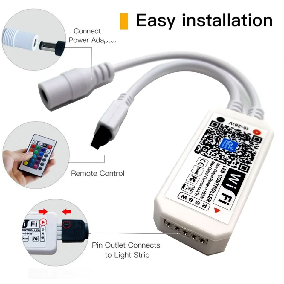 Светодиодная лента 5 В 12 24 Wi-Fi RGB RGBW | Освещение