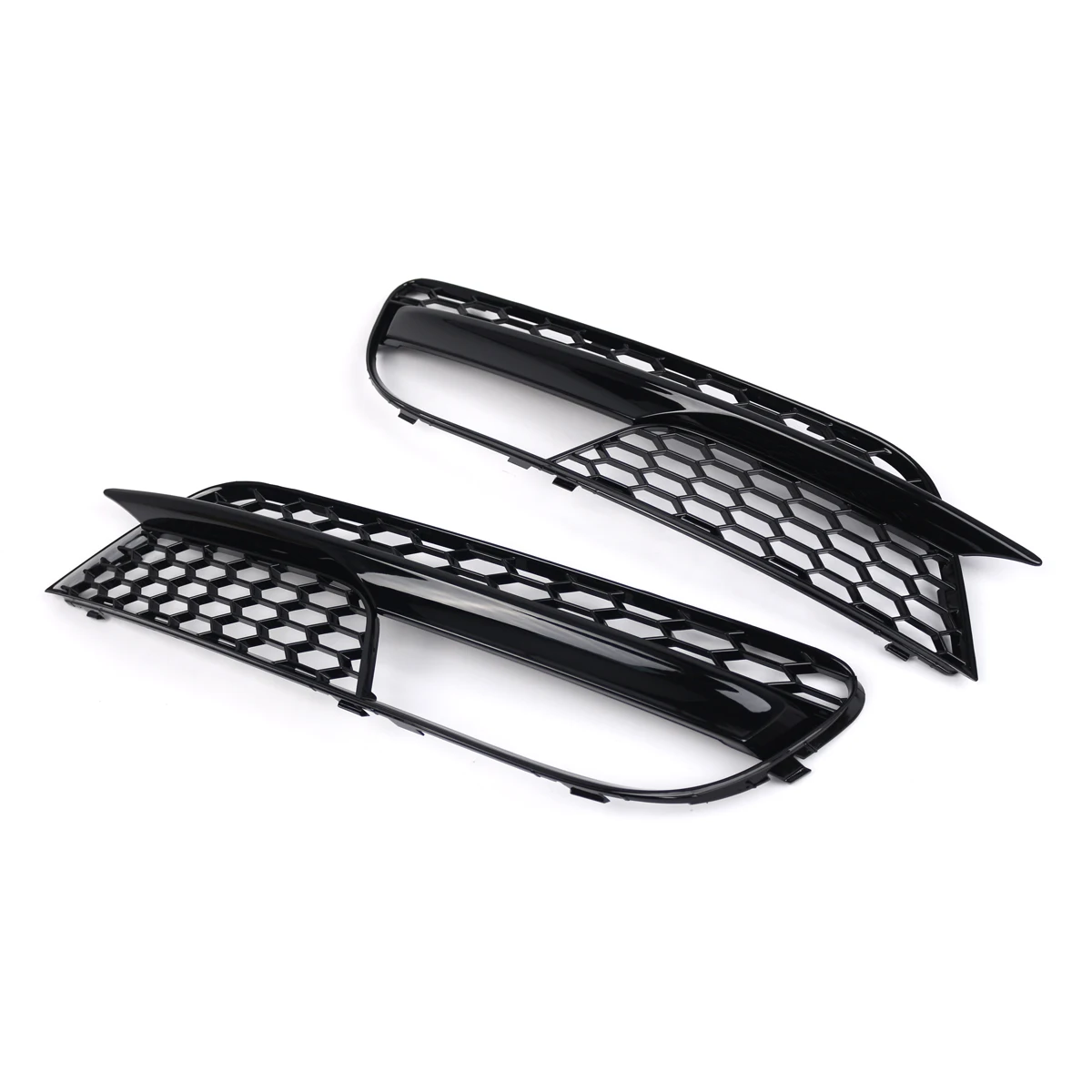 8Т 0807681 H 8T 0807682 глянцевая черная сотовая противотуманная фара решетка передняя