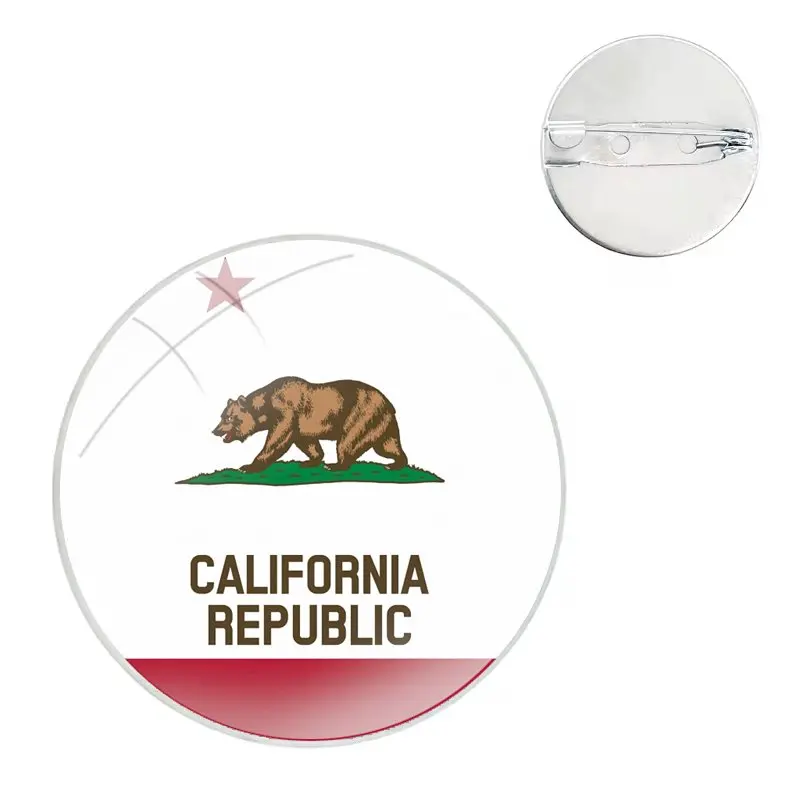 Значки-значки металлические броши для одежды рюкзака украшение подарок флаг