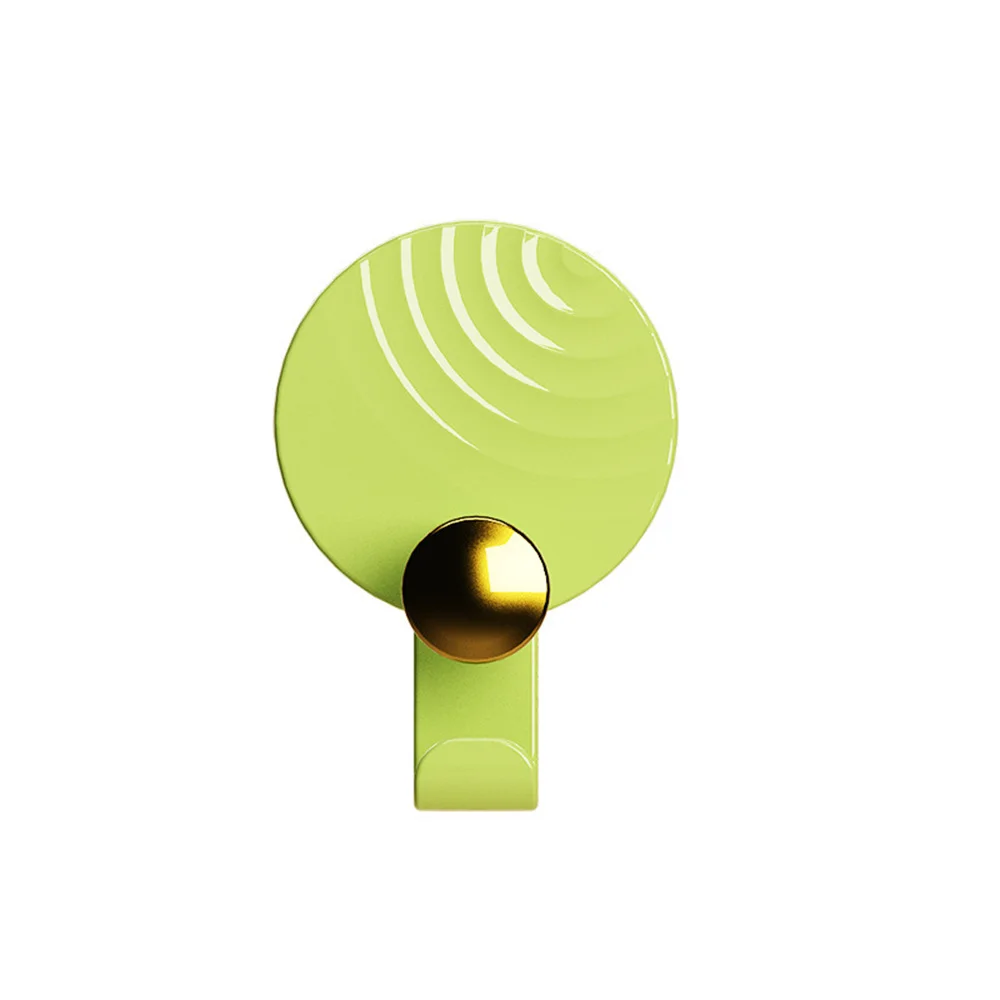 

No Trace Hanger Hook Van Gogh Green No Trace Hook Easy Installation Light Luxury Craft Sticky Hook Hook Punch-free Avocado Green