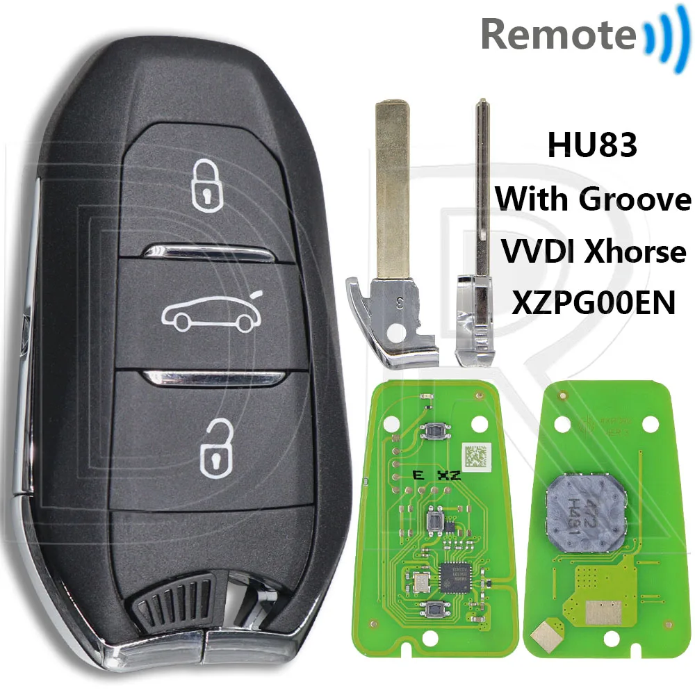 

Grea Xhorse XZPG00EN глобальная версия универсальная пустая поддержка ID46/4A чип автомобильный пульт дистанционного управления для Peugeot Citroen DS