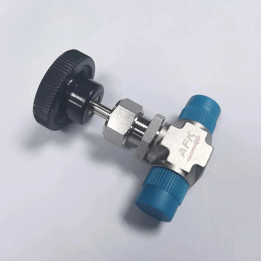 1/8 1/4 3/8 1/2 штекер NPT BSPP 2-ходовой газовый игольчатый клапан Высокорегулируемый