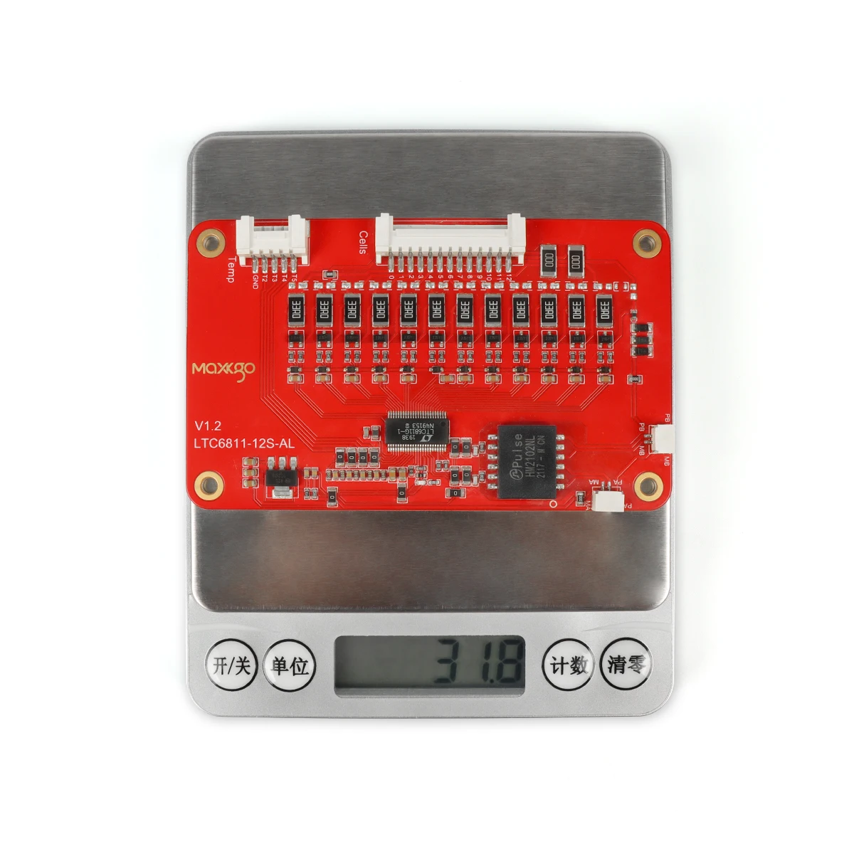 MAXKGO Smart BMS Slave Board LTC6811 12S Система управления литий-ионной батареей