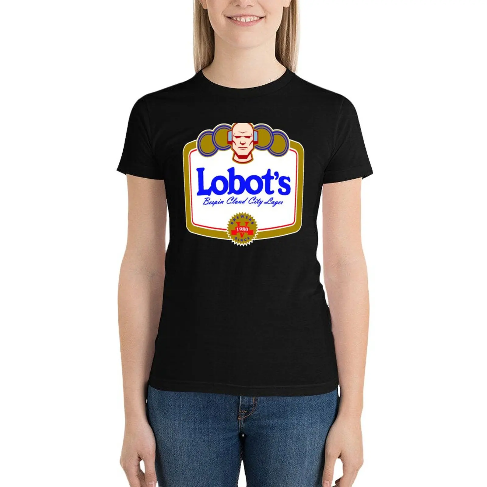 Женская футболка свободного кроя LOBOT'S LAGER