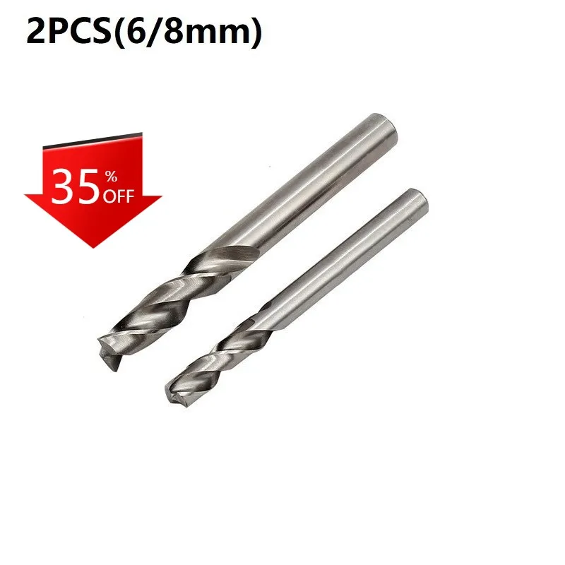 

1/2Pcs Spot Weld Drill Bit / Remover / Cutter Cobalt Tip Set 6mm & 8mm Power Tool Drill Accessori Slotting Drilles Welding Bit