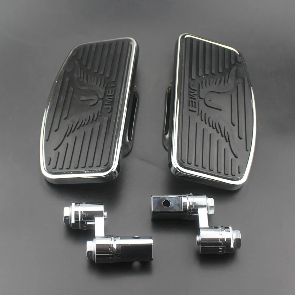 

Motorcycle Accessories Front Driver Foot Pegs Footrests Floorboards Footboards For Honda Shadow ACE VT750 VT750C 1997-2003