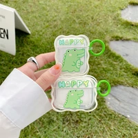cartoon crocodile with wavy border case for apple airpods 1 2 3 pro cases cover iphone bluetooth earbuds earphone airpods case