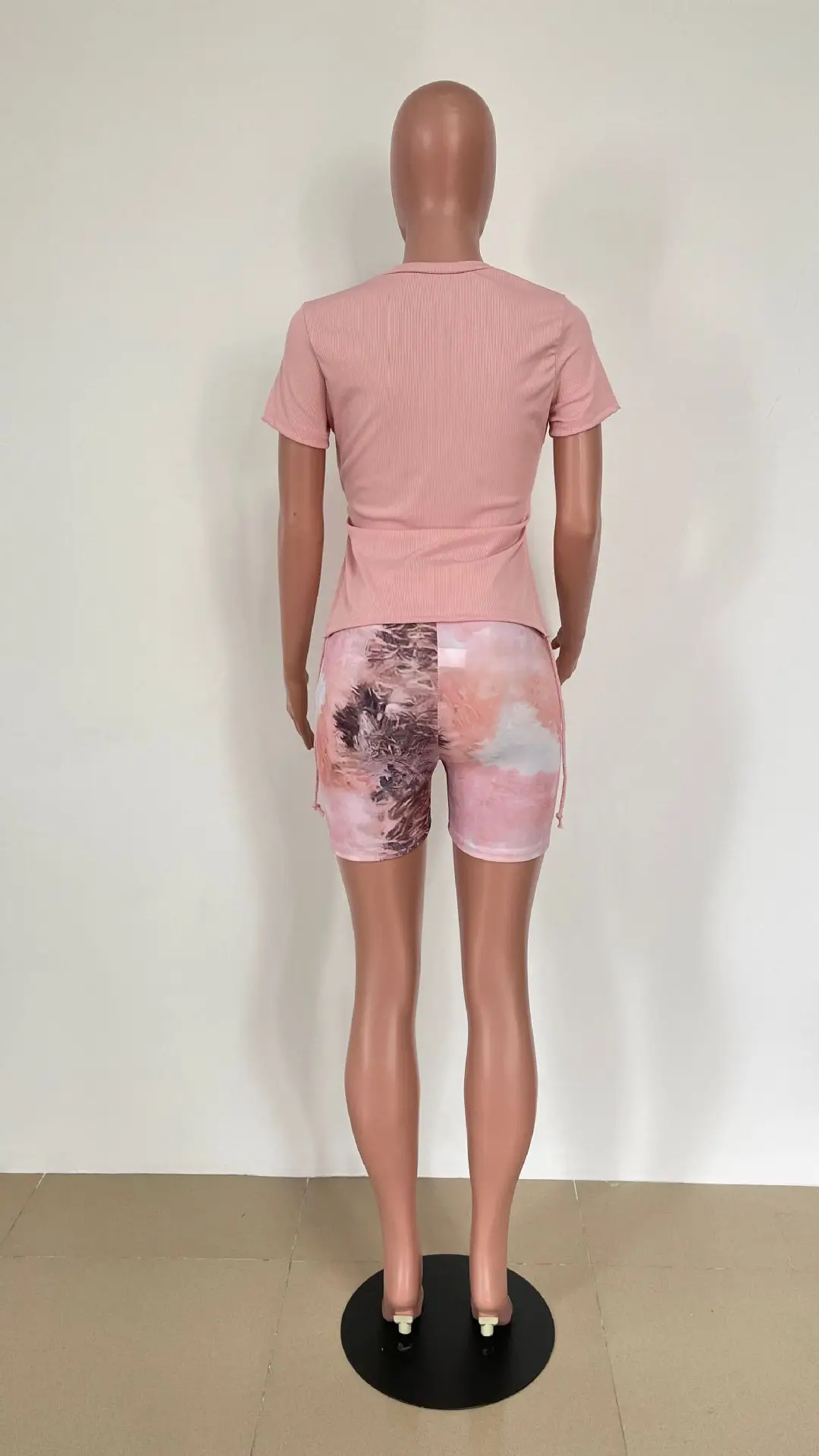 Summer Women Two Piece Set Sportswear T-Shirts and Shorts Ladies Casual O-Neck Pullover Short Sleeve T-Shirt Tracksuits