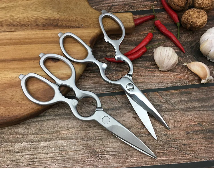 

Kitchen Accessories Scissors Stainless Steal Sharp Multi Function Tool Food Scissor For Chicken Vegetable Barbecue Fish Meat