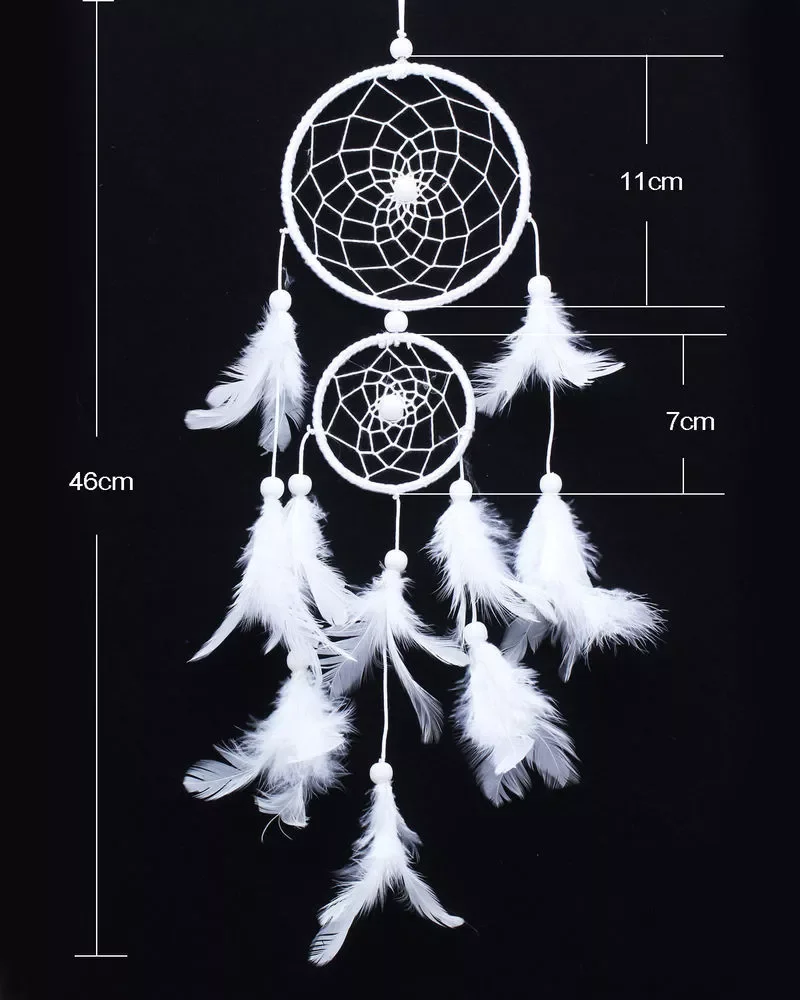 

New Dream Catcher Room Decor Feather Weaving Catching Up The Dream Angle Dreamcatcher Wind Chimes Indian Style Religious Mascot
