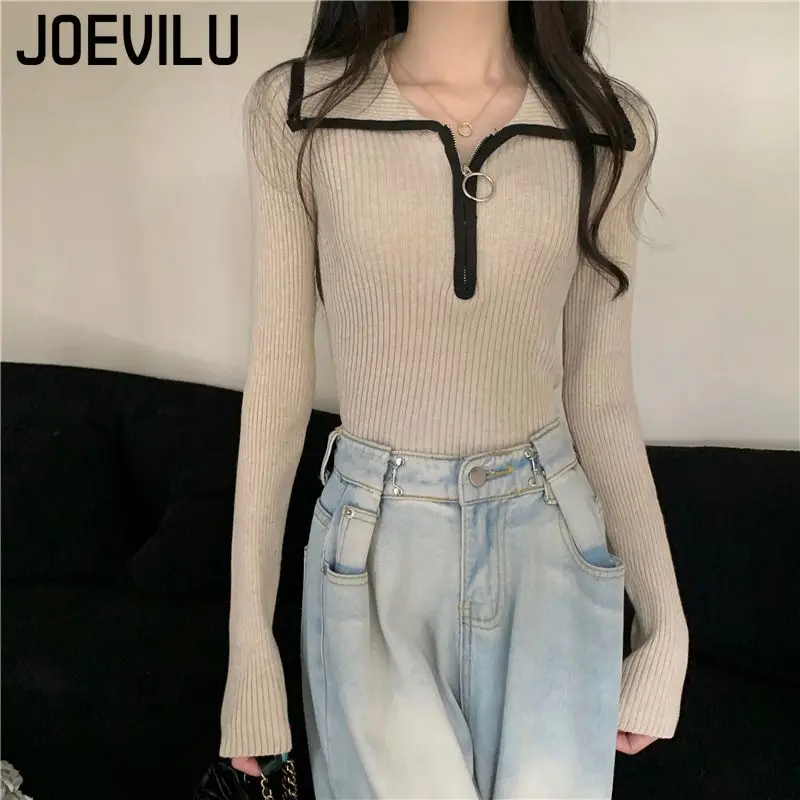 JOEVILU Полиэстер Пуловер Женский