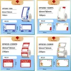 Многофункциональные термоэтикетки Phomemo M110 M200 Papel для принтера этикеток M110, клейкая бумага, круглая квадратная фотобумага