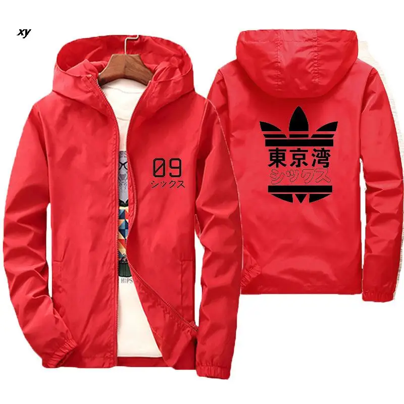 

2022 Fashion Japanese Streetwear Tokyo Bay printing Jacket Hip Hop Patch Designs Slim Fit Pilot Bomber Jacket Coat Men Plus Size