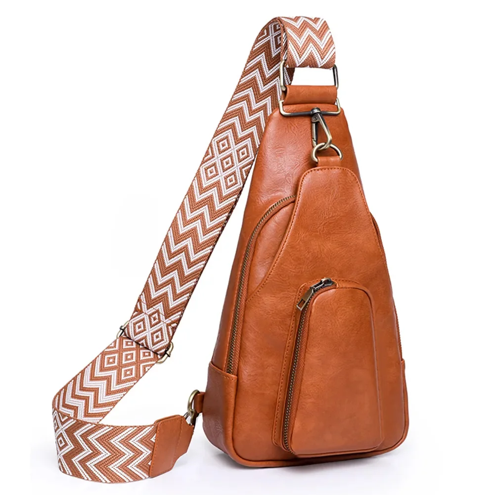 

Chest Bag For Women Small Crossbody Sling Backpack Leather Waist Fanny Packs Belt Bag Pouch Chest Bag Shopping Travel Handbags