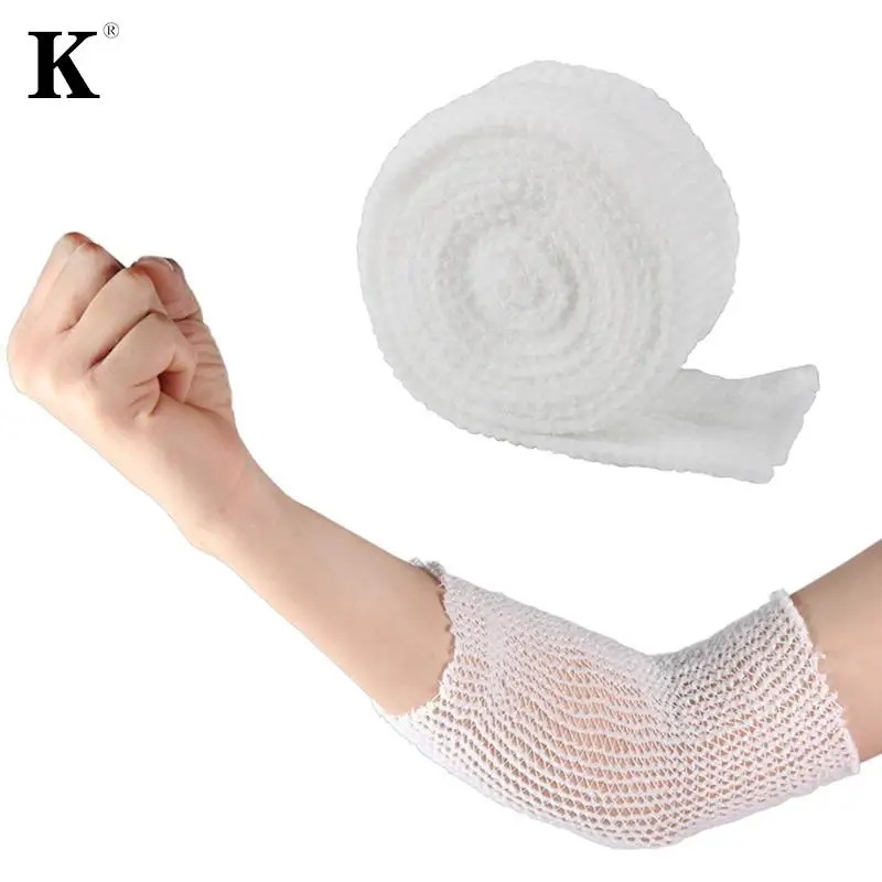 

Эластичная сетчатая рана 15-58 мм, растягивающаяся Медицинская марля для оказания экстренной помощи при травмах колена, локтя, лодыжки