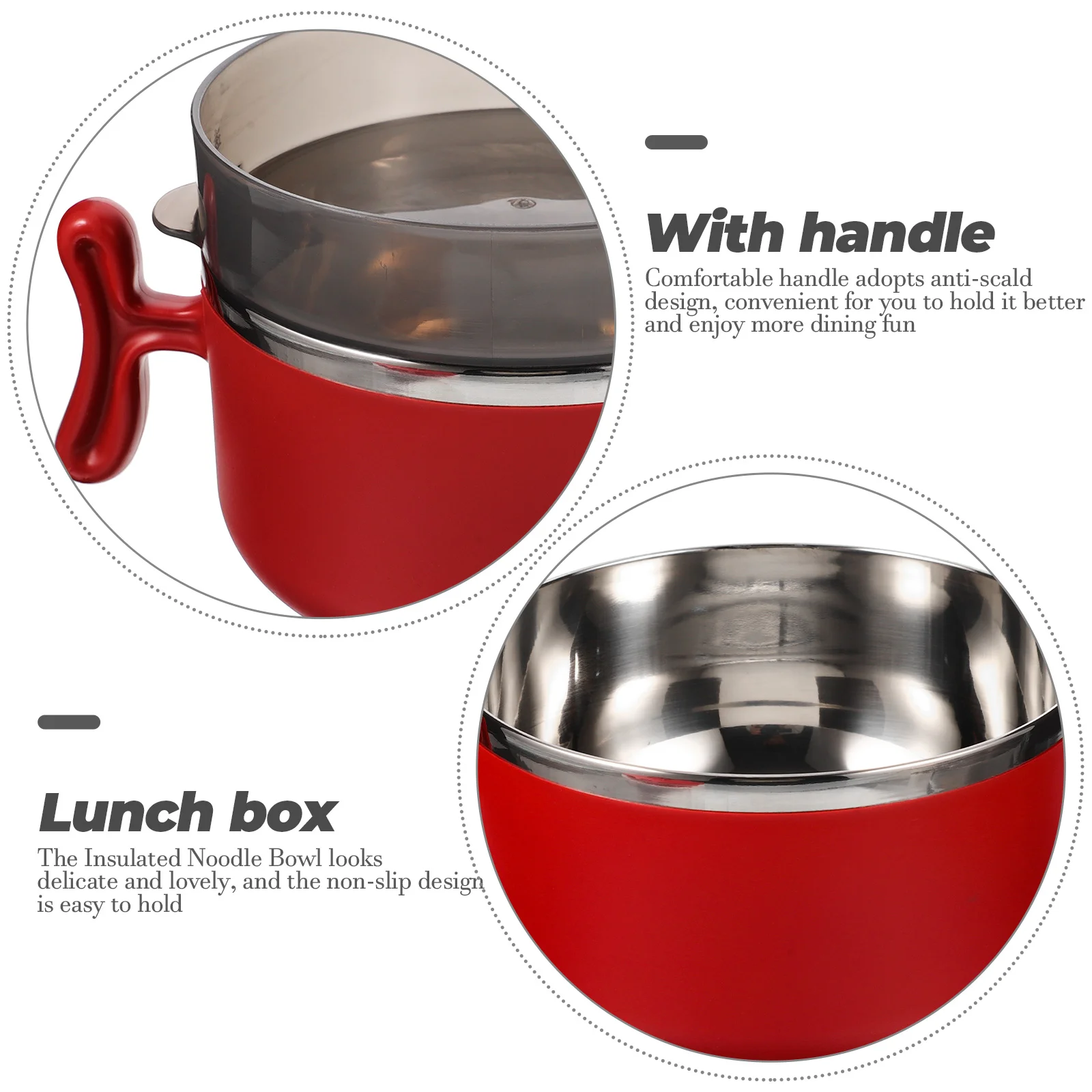 

Lunch Boxes Kids Soup Bowls Metal Lunchbox Animal Noodle Bowl Kids Ramen Bowl Rice Bowl Cover Airtight Instant Noodle Bowl