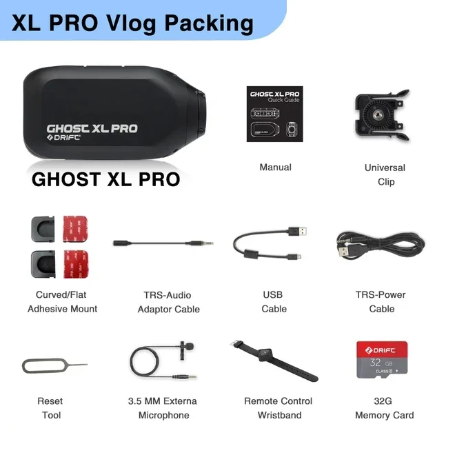 

Ghost XL Pro Самый продаваемый мотоциклетный велосипедный шлем Спортивное действие Wi-Fi 4K Водонепроницаемая фотография Видео и аудио