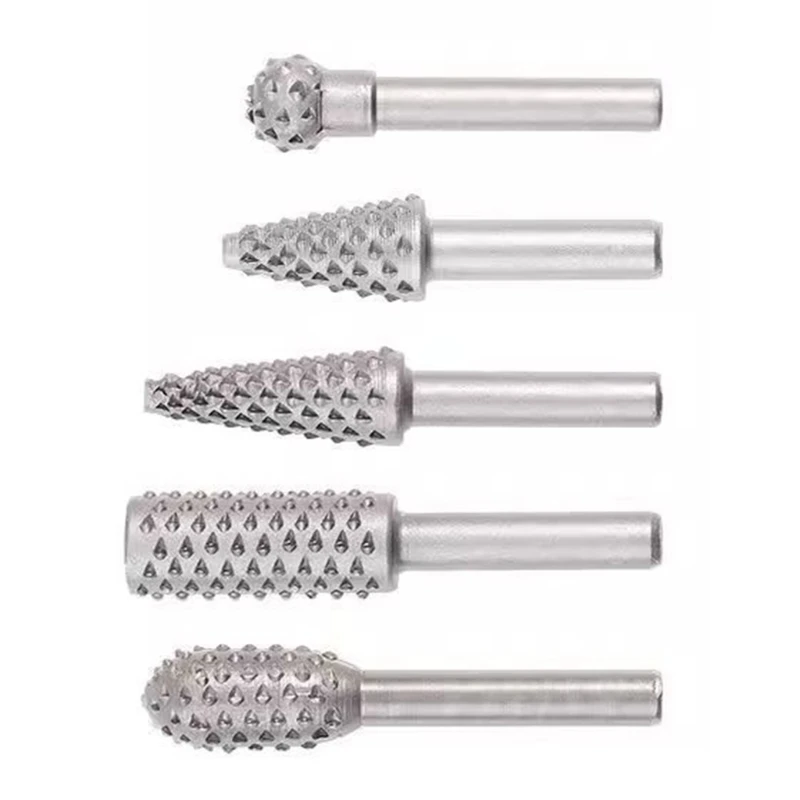 5 шт. напильник для резьбы по дереву рашпильное сверло деревообрабатывающее
