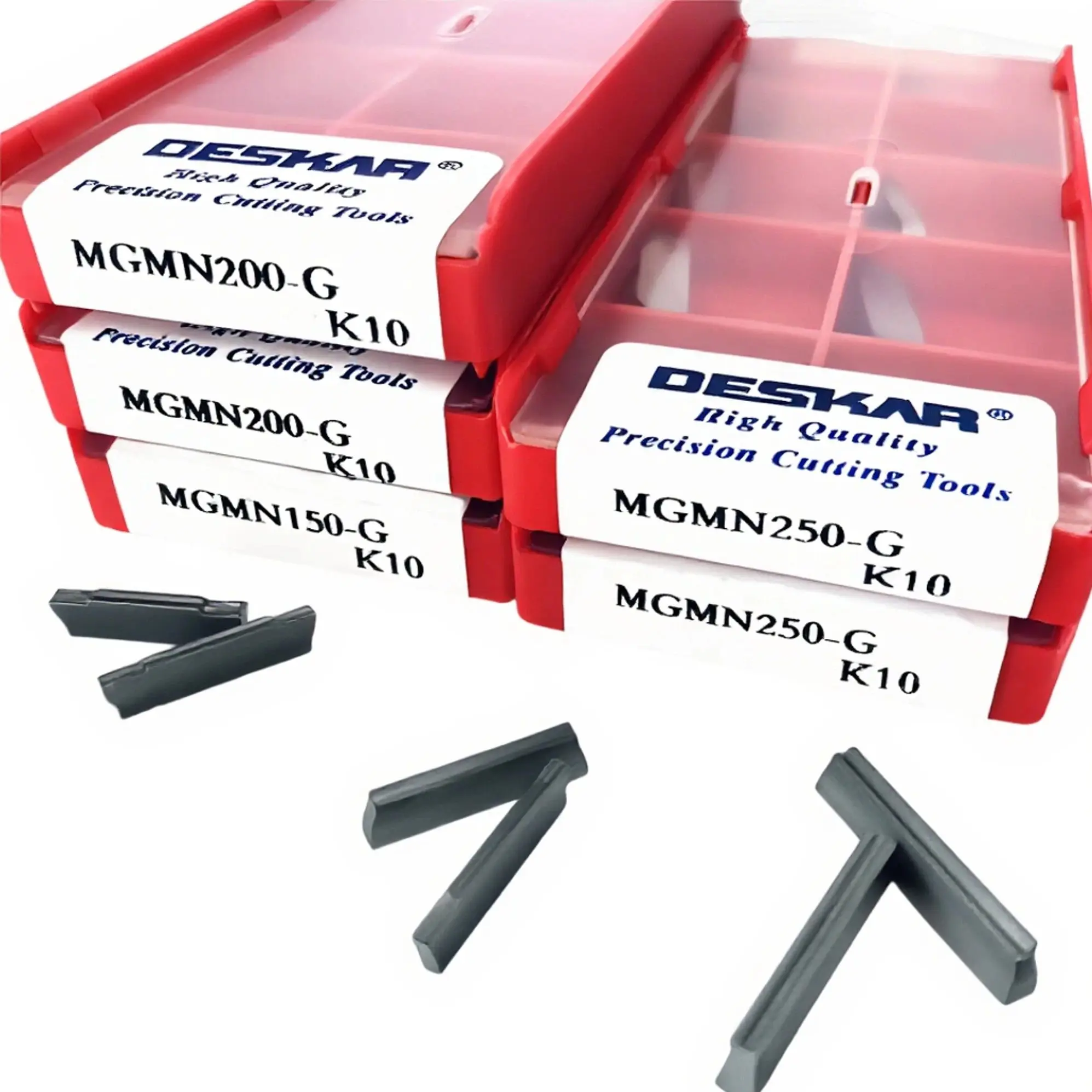 Фото Твердосплавные алюминиевые вставки DESKAR MGMNMRMN, MGGN 150-G 200-G, 250-G, 300-M, 400-M, 500-M K10 Режущие инструменты для токарных станков с ЧПУ для MGEHR/L №2