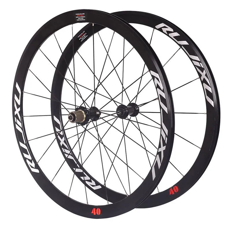 Комплект велосипедных колес RUJIXU 700C углеродное металлическое тормозное колесо V/C