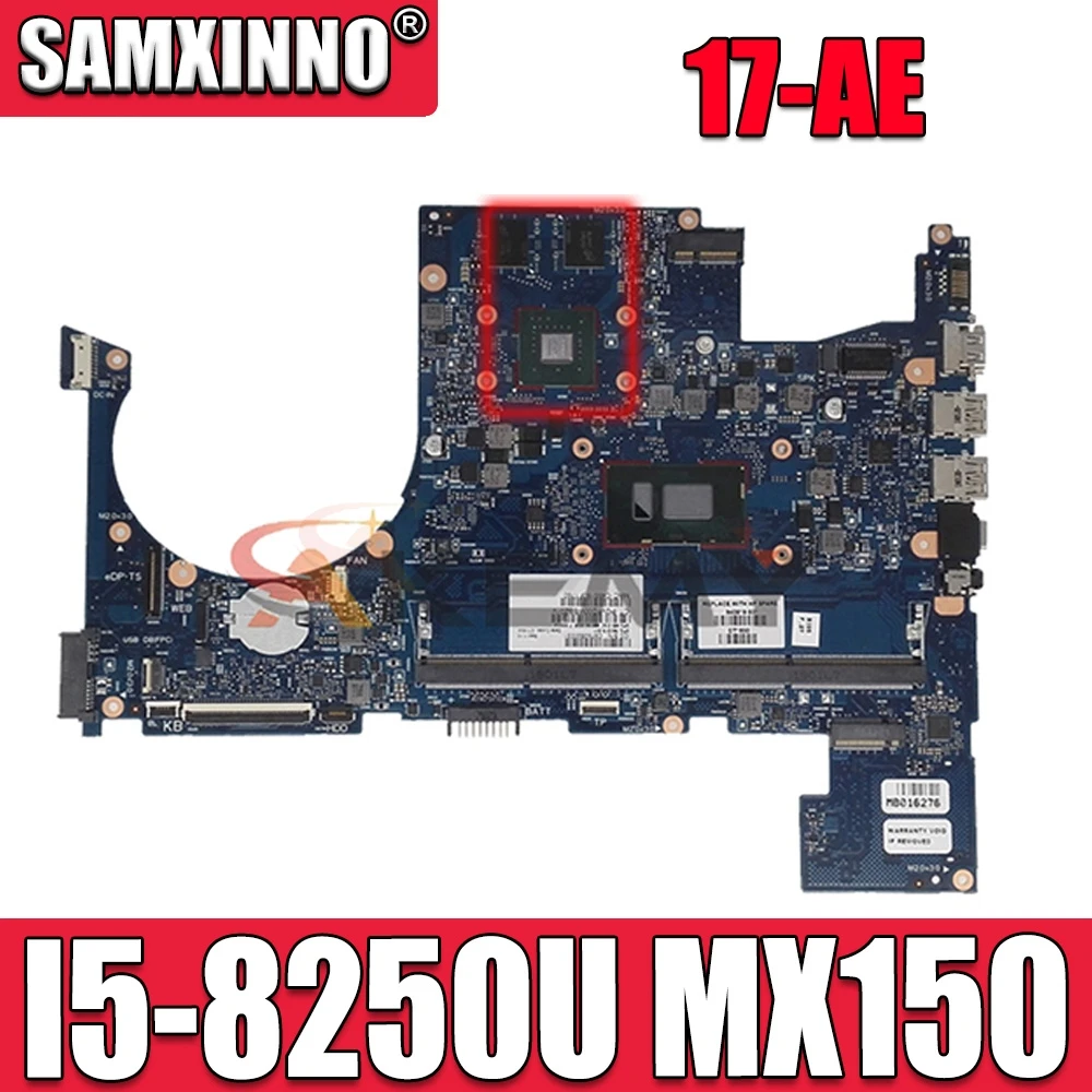 

Akemy For HP ENVY 17-AE laptop motherboard 940818-601 940818-001 with I5-8250U MX150 2GB 100% fully Tested