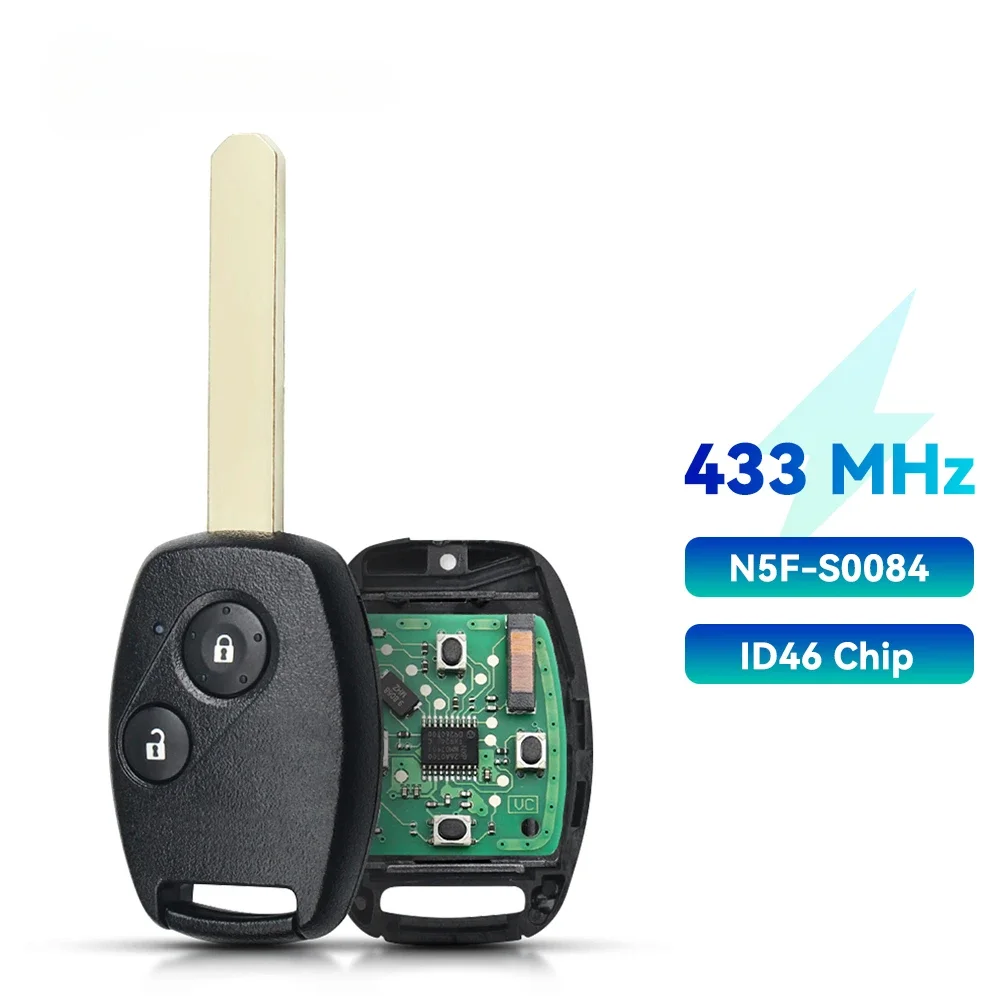 KEYYOU 234 кнопки программа DIY комплект дистанционного брелока для Honda Civic LX Odyssey N5F-S0084A 313,8433 МГц 2006-2014 программатор (art.: 3920cd516fe6a) - 3920cd516fe6a