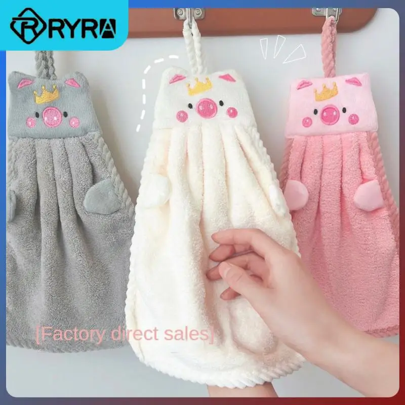 

Finely Crafted Quick Drying Small Household Items Used Repeatedly Little Pig Towel Household Cute Absorbent High-quality Towels
