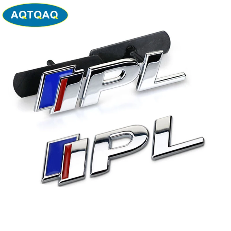 

AQTQAQ 1Pcs 3D Metal S IPL Car Side Fender Rear Trunk Emblem Badge Sticker Decals for Infiniti Q50 Q50L,car stickers funny