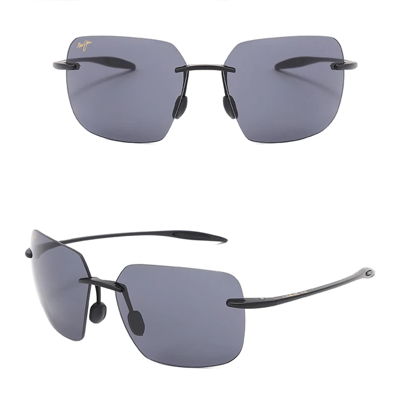 

MAUI JIM Sunglasses Men Women Luxury Brand Designer Outdoor UV400 Sport Rimless Sun Glasses For Male Female Oculos 423