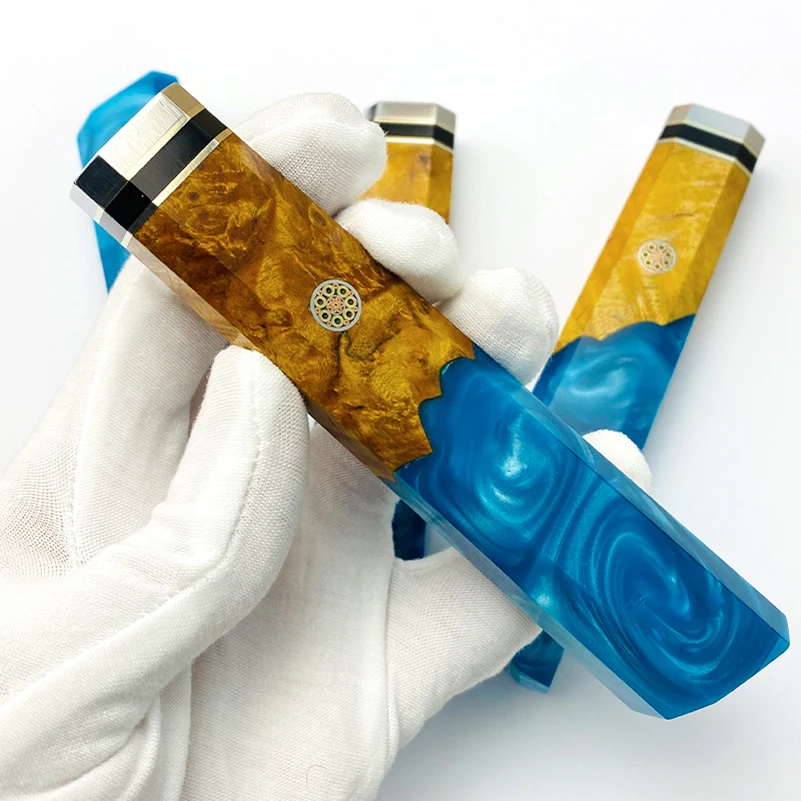 133 мм в длину древесина из каучука мельница кухонный восьмиугольный нож японском