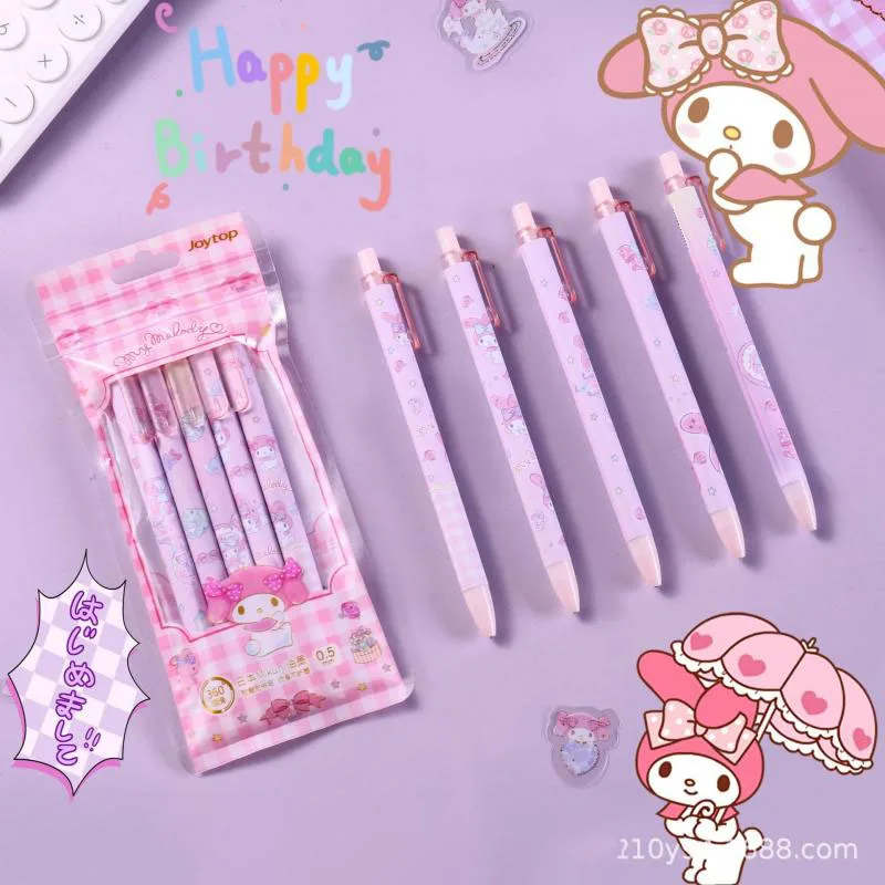 

Новинка, милая Шариковая ручка Sanrio Mymelody для подписей, канцелярские принадлежности для обучения домашнему заданию, милая девочка, рождественский подарок для детей