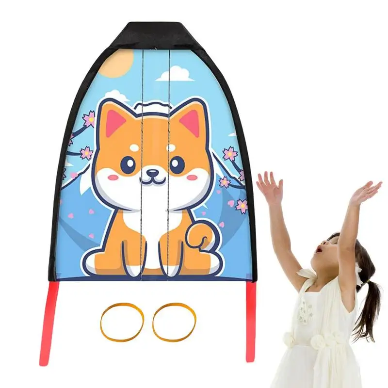 

Catapult Kite Slingshots Kite For Kids Children's Thumb Ejection Kite With Launching Rubber Band Stringless Beach Kite Easy To
