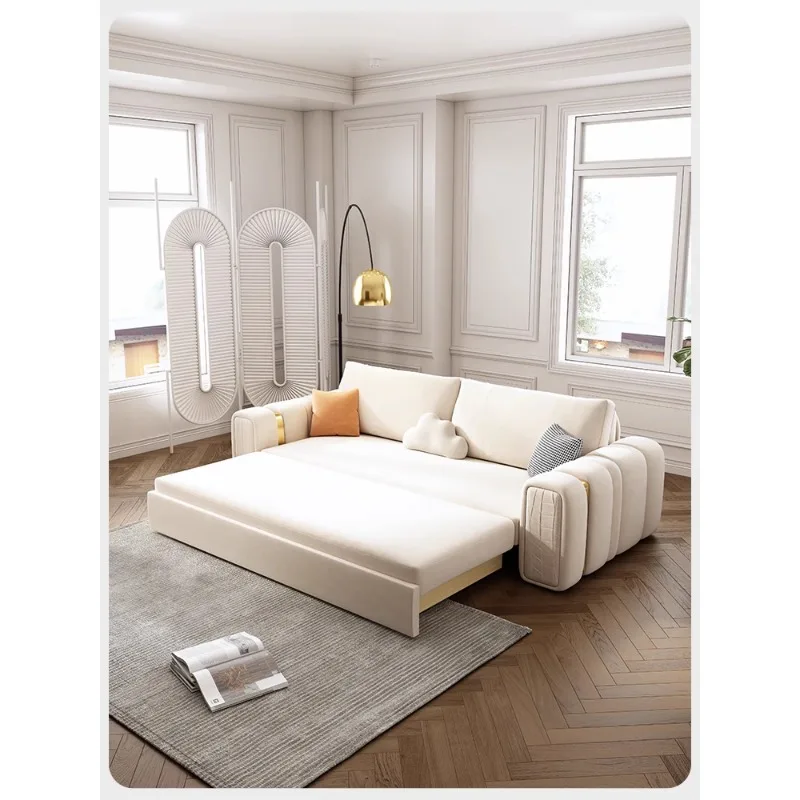 Современный легкий роскошный диван-кровать складной для гостиной маленькой