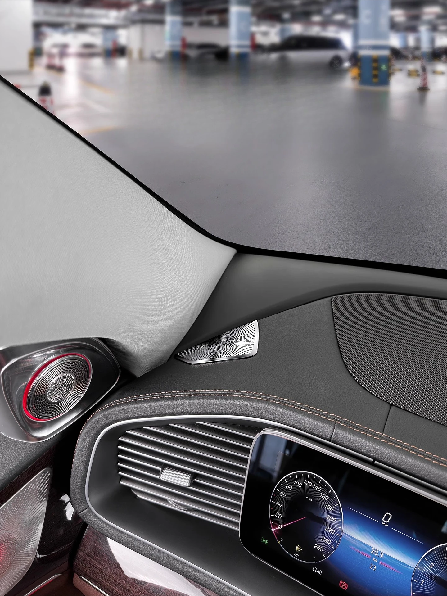 Фото Для Mercedes-Benz W167 GLE X167 GLS C292 внутренняя модифицированная приборная панель кондиционер воздуховыпускная крышка пылезащитная крышка динамика №3