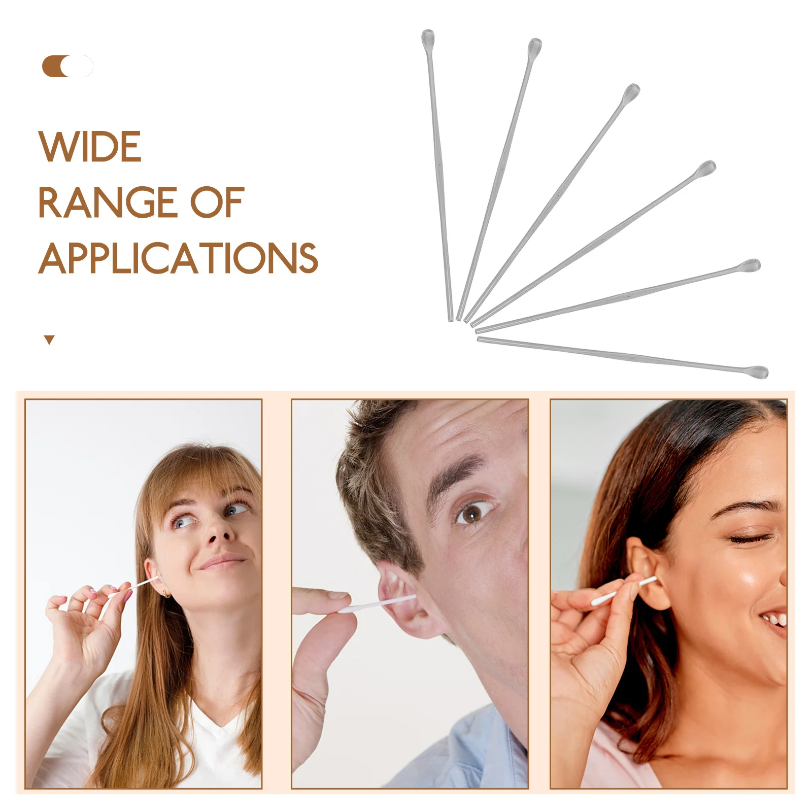 6 шт. беруши из нержавеющей стали кюретка очиститель для ушей инструмент удаления