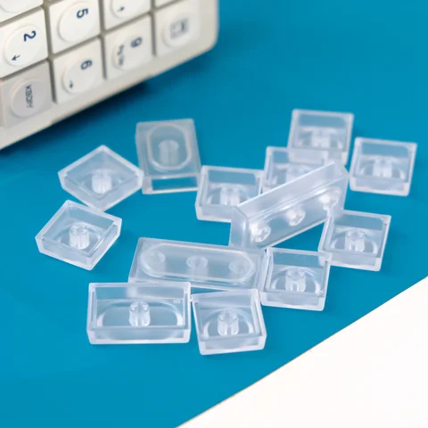 KBDiy Toy Прозрачный колпачок для клавиш PBT Низкопрофильный 115 колпачков для клавиш Custom Gamer для игровых механических колпачков для клавиш 61/68/84/108