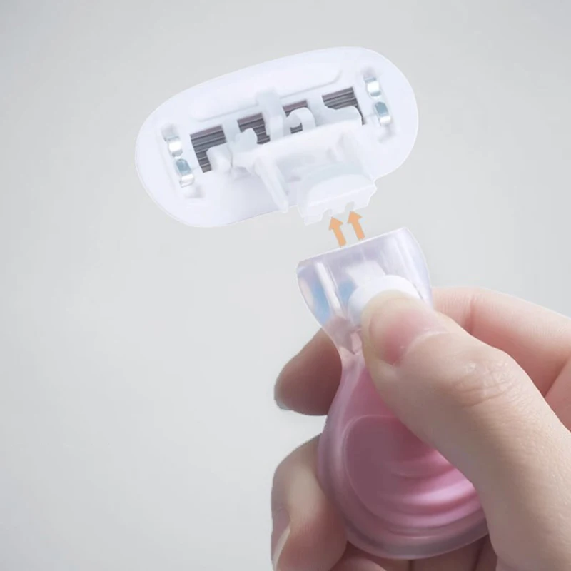 Дамский ручной нож для удаления волос бритья в подмышках частный на ногах