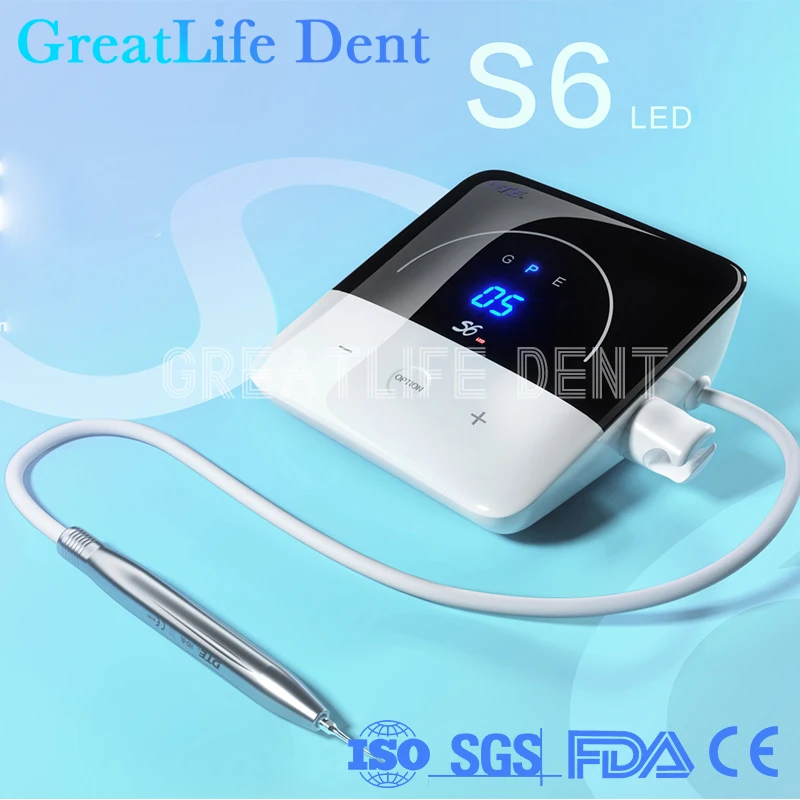 

Woodpecker DTE Ultrasonic Root Canal Treatment DTE S6 LED Vet Veterinary Ultrasonic Dental Scaler Dental Ultrasonic Scaler
