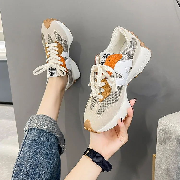 Gump Shoes Small Waist Forrest Daddy Shoes Women's Sneakers 2022 Hot Sale Breathable Mesh Fitness Running Casual Sports Shoes