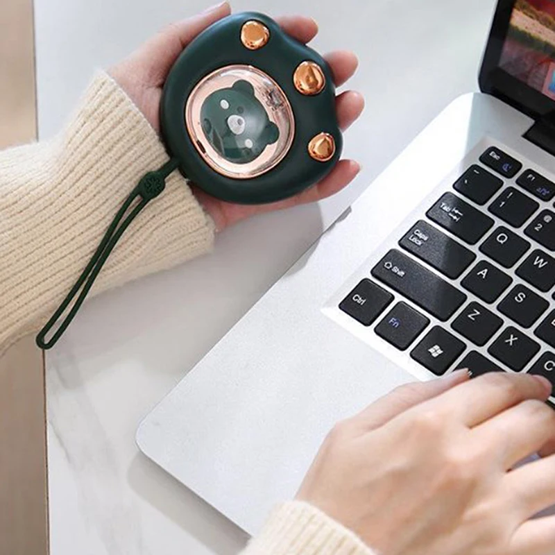 1200 мАч грелка для рук кошачья лапа перезаряжаемая встроенная батарея студентов