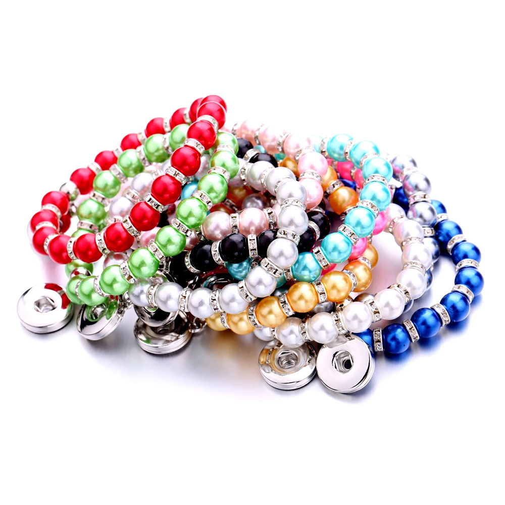 

Various Styles Fashion 20mm 18mm Snap Button Bracelet DIY Jewelry KD4013